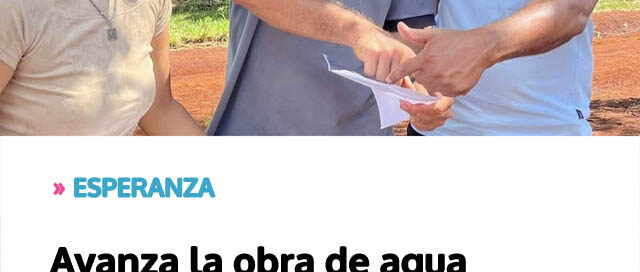 Avanza la obra de agua potable con recursos municipales