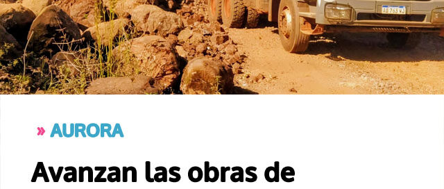 Avanzan las obras de mejoramiento vial con trabajos de entoscado y perfilado en distintos puntos rurales