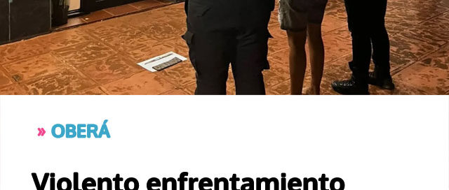 Violento enfrentamiento con arma blanca dejó un menor herido y dos personas demoradas
