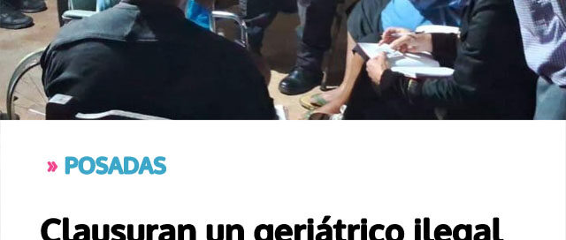 Clausuran un geriátrico ilegal y reubican a cinco adultos mayores tras denuncia vecinal