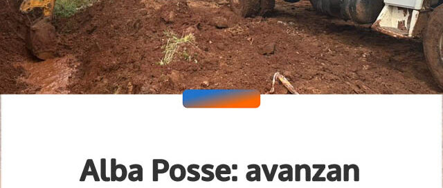 Alba Posse: avanzan obras de infraestructura en distintos puntos del municipio